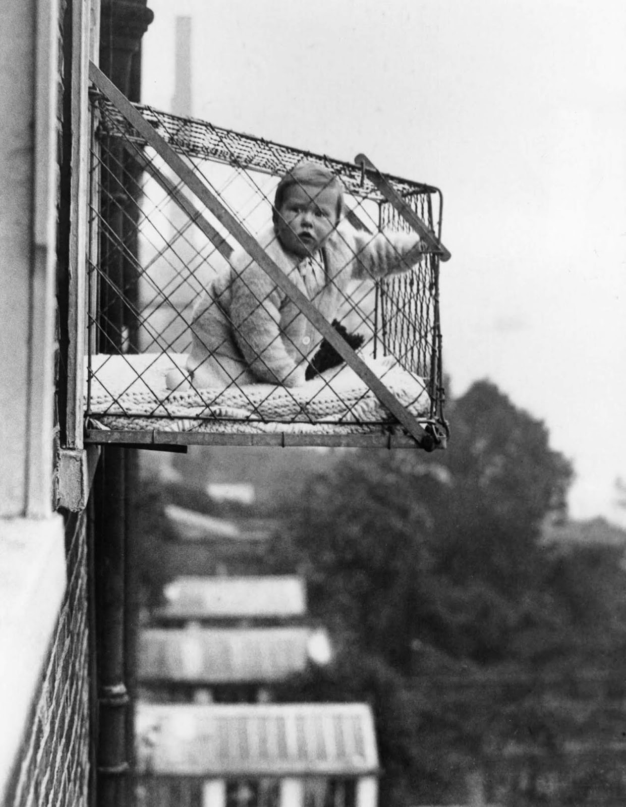 Фото ребенка в клетке от 1934 года