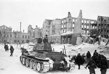 Окружение немцев под Сталинградом