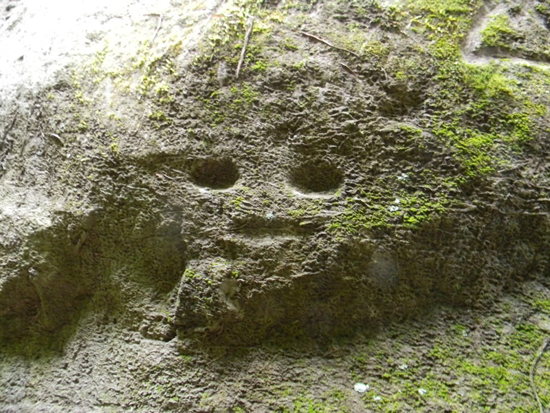 Петроглиф на острове Монсеррат, 1400 лет назад