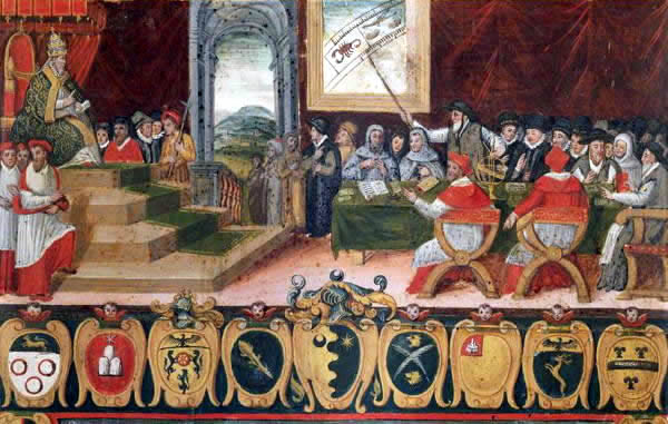 Комиссия для реформы календаря (Папа Римский Грегори XIII председательствует), 1582